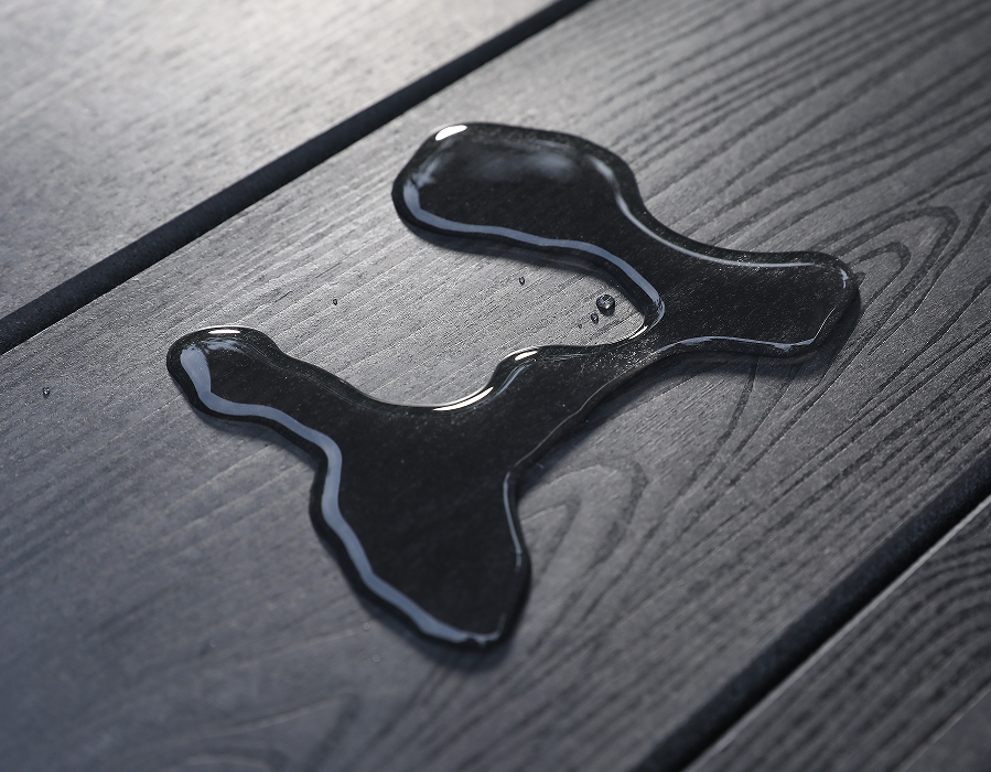 Deep Black Beading HDPE obdélníkový stůl